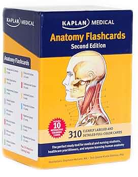 健康・医学 Kaplan Medical Anatomy Flashcards Anatomy Flashcards: 9781506223537: Medicine & Health Science